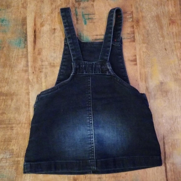 6-9M Denim 😍Heart Overall Skirt😍 - Picture 3 of 5